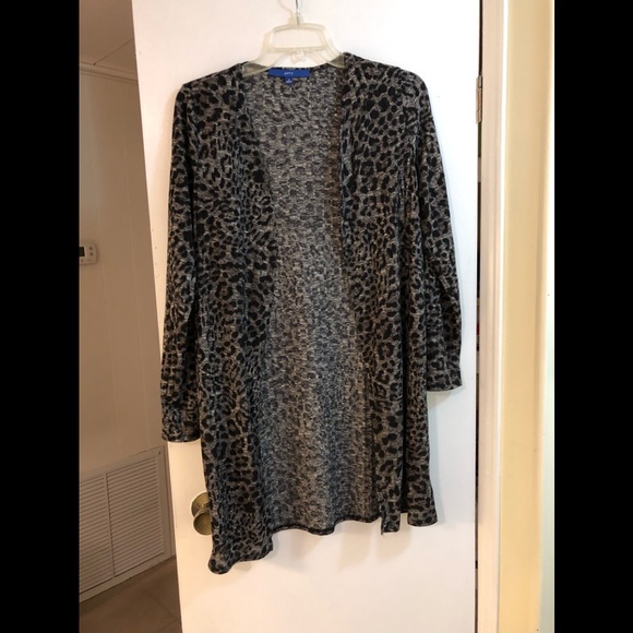 Apt. 9 Tops - Gorgeous animal print duster by APT. 9, Sz. S